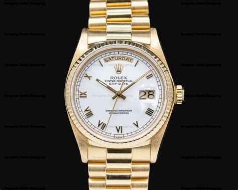 rolex 18038 white dial